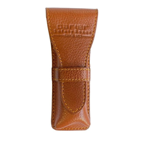Parker LP3 Safety Razor Travel / Storage Leather Case