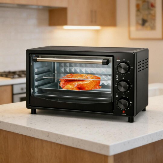Havendro 25L Electric Mini Oven1350W  Countertop Cooker Oven Black