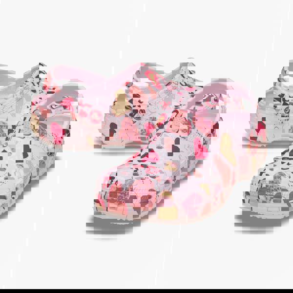 Crocs Crocs CLASSIC VDAY Girls Clogs Sandals Pink Milk/Hearts