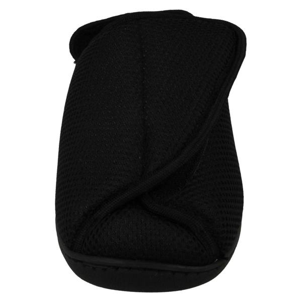 Spot On Unisex Spot On Perforated Cross Over Wide Fitting Slippers