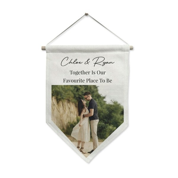 Personalised Memento Company Personalised Photo Upload Banner Wall Art