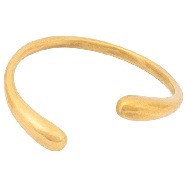 Paguro Jelani Twisted Recycled Brass Bangle