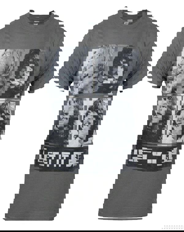 The Beatles Mens Grey Let It Be Cover Short Sleeved T-Shirt