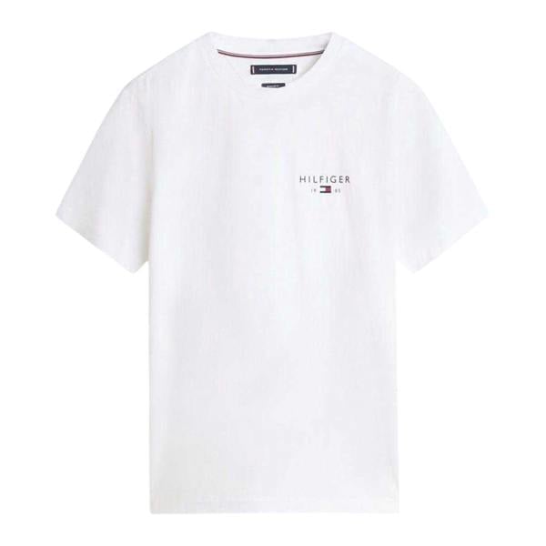 Tommy Hilfiger Mens Love Logo Crew Neck T-Shirt - White - 