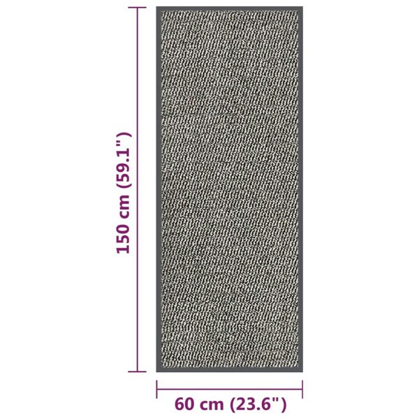 Berkfield Doormat Tufted 60x150 cm Light Brown