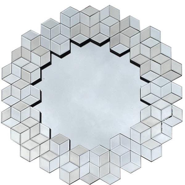 Pagazzi Lighting CRANBURY SILVER 101.6CM MIRROR