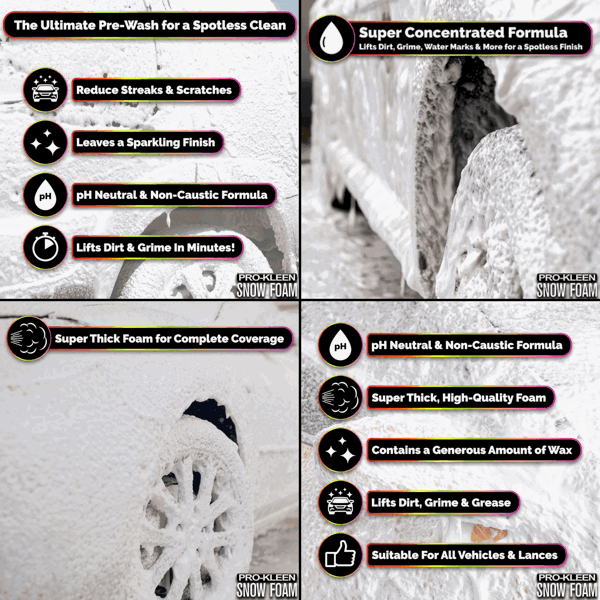 ProKleen Pro-Kleen Super Snow Foam Car Shampoo 2L Bubblegum