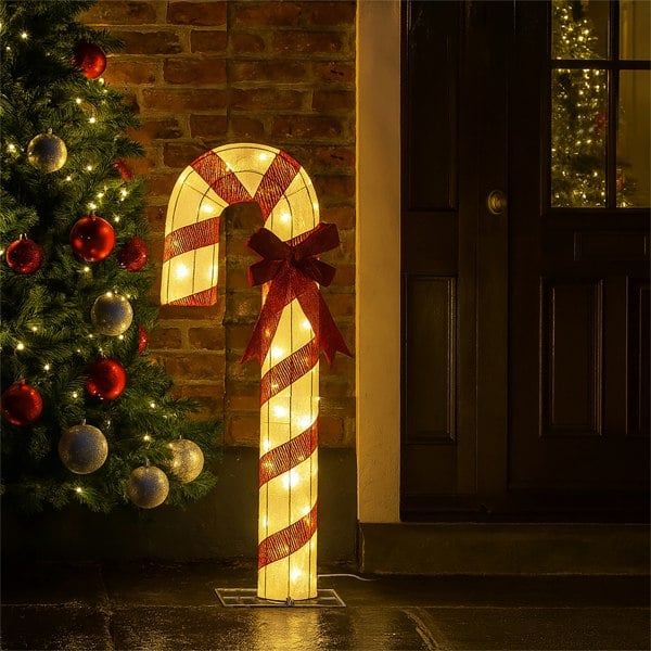 Xmas Haus Festive Christmas Outdoor Candy Cane Light