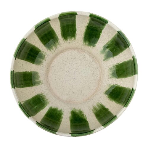 Love Frankie Emerald & Bone XL Stoneware Serving Bowl
