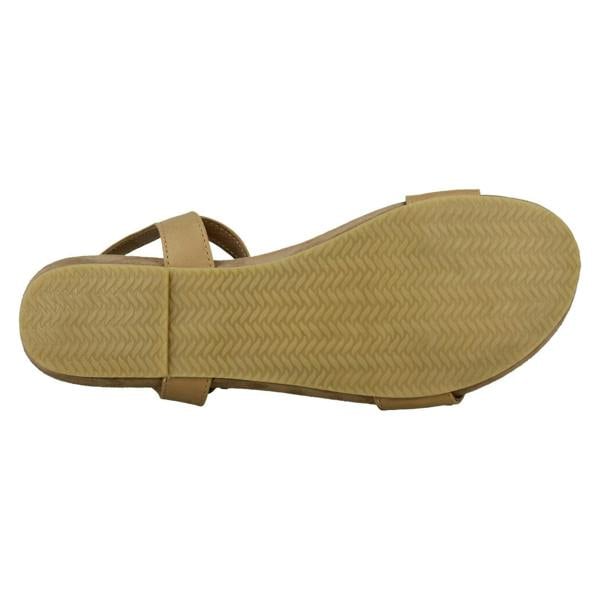 Leather Collection Ladies Leather Collection Flat Mule Sandals