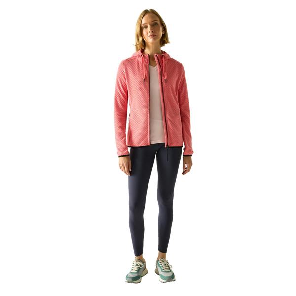 Regatta Womens/Ladies Ellula Full Zip Fleece Jacket - Peach Pink - 