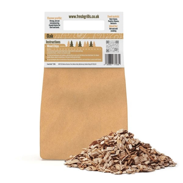 Fresh Grills Portable BBQ with Oak Wood Chips