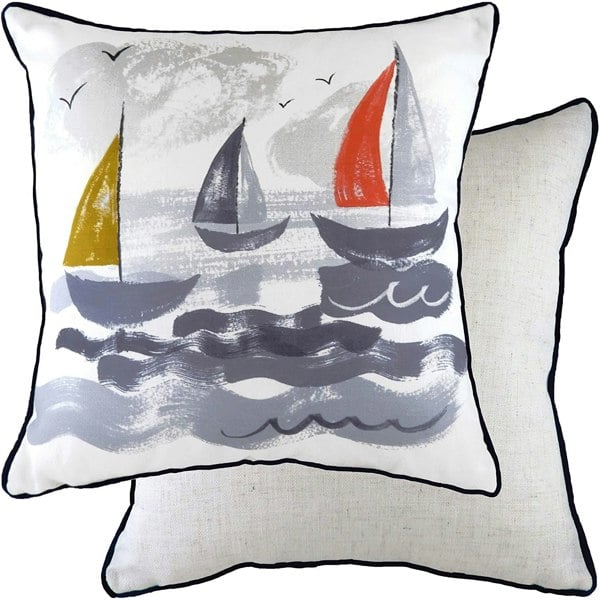 Evans Lichfield Nautical Cushion Cover - Multicoloured