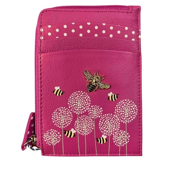 Mala Leather Bumble Bee Design RFID Leather Coin & Card Purse