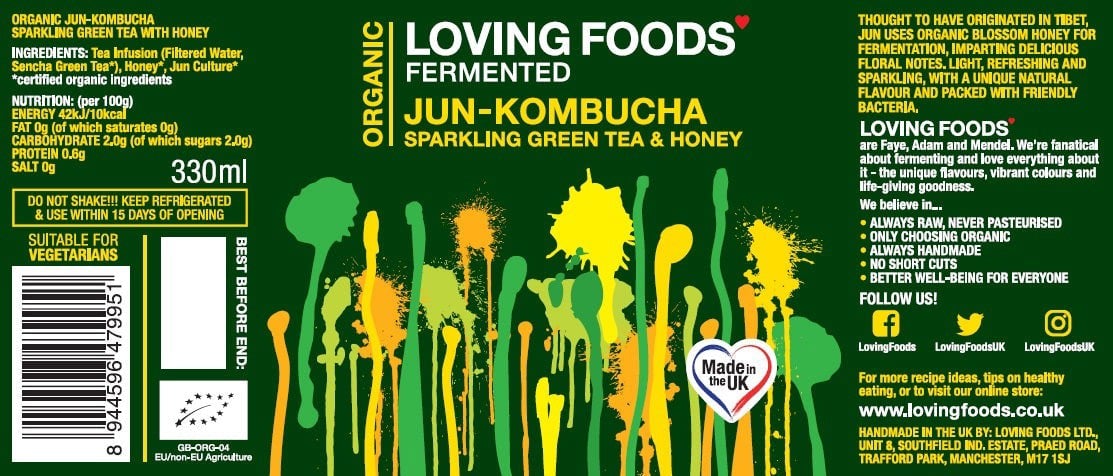 Loving Foods Organic Jun-Kombucha Mixed Case