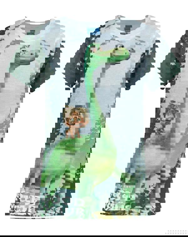 Disney Girls White Arlo And Spot Sublimation Short Sleeved T-Shirt