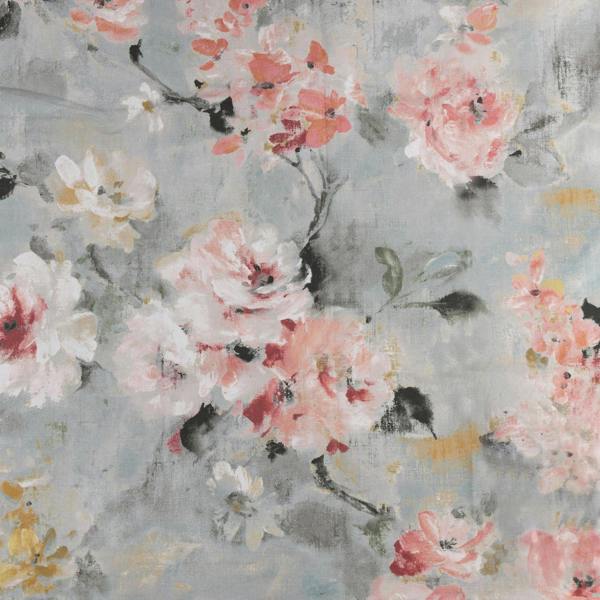 Harmony fabric close-up in Coral