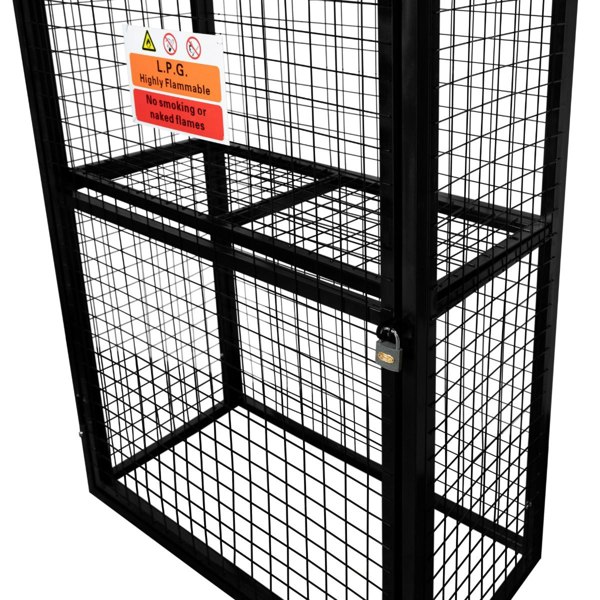 Monstershop Gas Bottle Collapsible Mesh Cage – 184 x 116 x 57cm