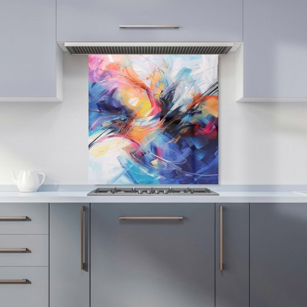 Warren Reed - Designer Serene Explosion: Calm Amidst Colours Kitchen Splashback