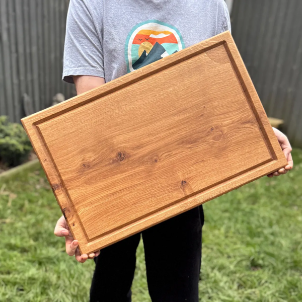 Giraffes & Craftz Extra Large Oak Carving Board