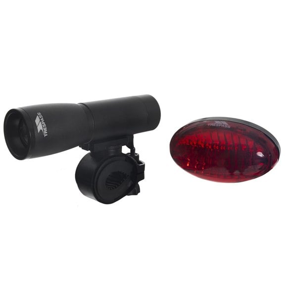 Trespass Photon Bike Light Set - Black