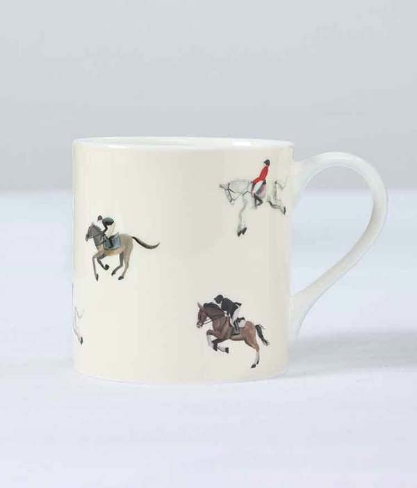 M.M Linen Equestrian Mug