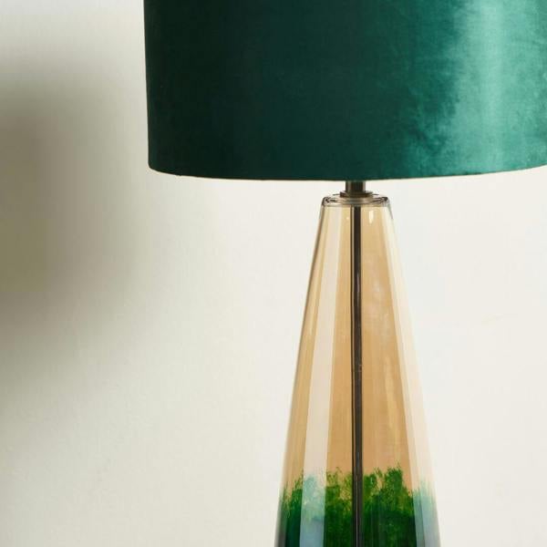 Pagazzi Lighting Elena Green Glass Table Lamp