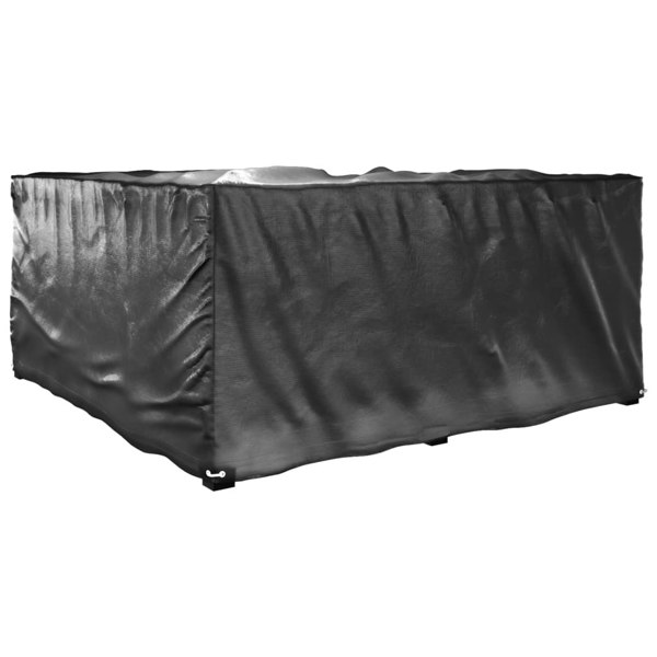 Berkfield L-Shaped Garden Furniture Covers 2 pcs 12 Eyelets 185x185x90 cm