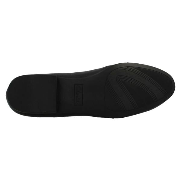 Clarks Ladies Clarks Leather Loafers Tamna Trim