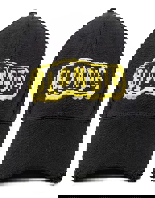 Blondie Unisex Black Logo Adjustable Curved Peak Cap (One Size)