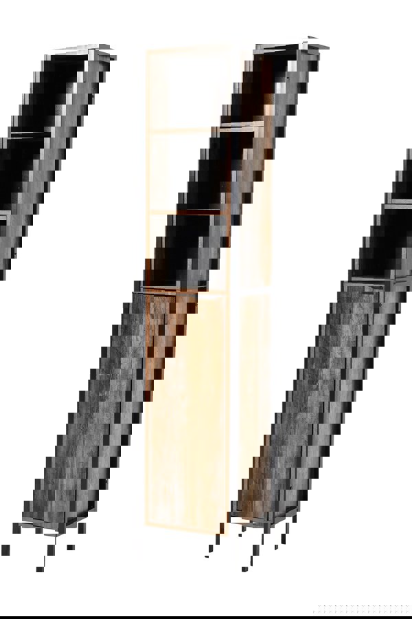 Living and Home 5-tier Tall Single-door Storage Cabinet