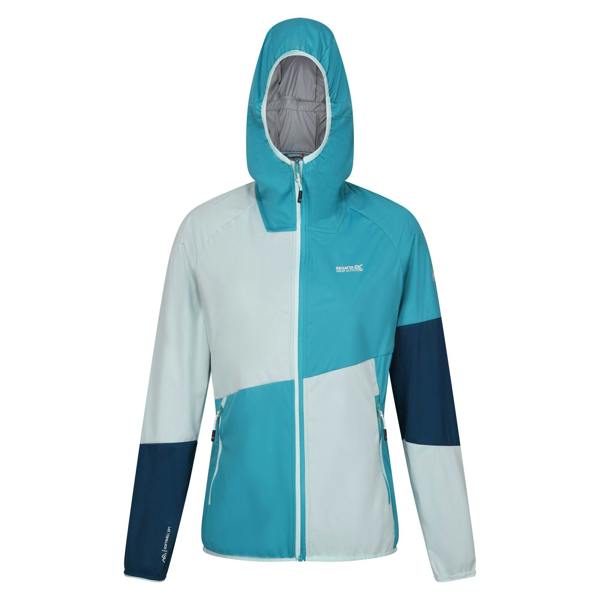 Regatta Womens/Ladies Tarvos VI Waterproof Jacket - Tahoe Blue/Bleached Aqua - 