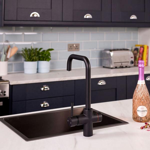 Impromta 3 in 1 Biometric Boiling Water Tap | Matt Black Finish