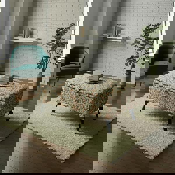 Contemporary Home Office Footrest Stool – Multi - Purpose Ottoman with Hidden Storage - ISTOOLS