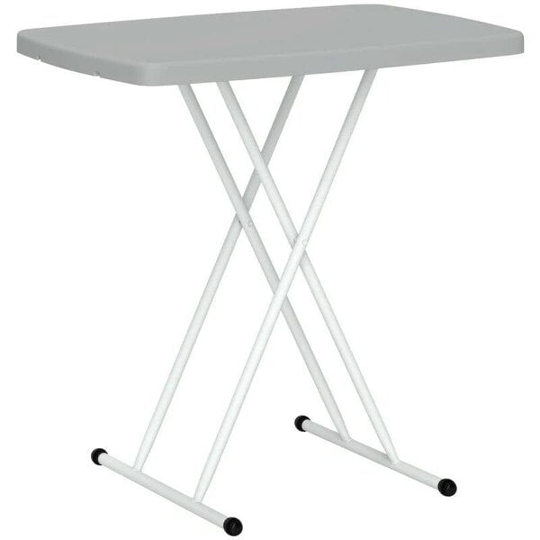 Minimal Folding Outdoor Table - Grey/White