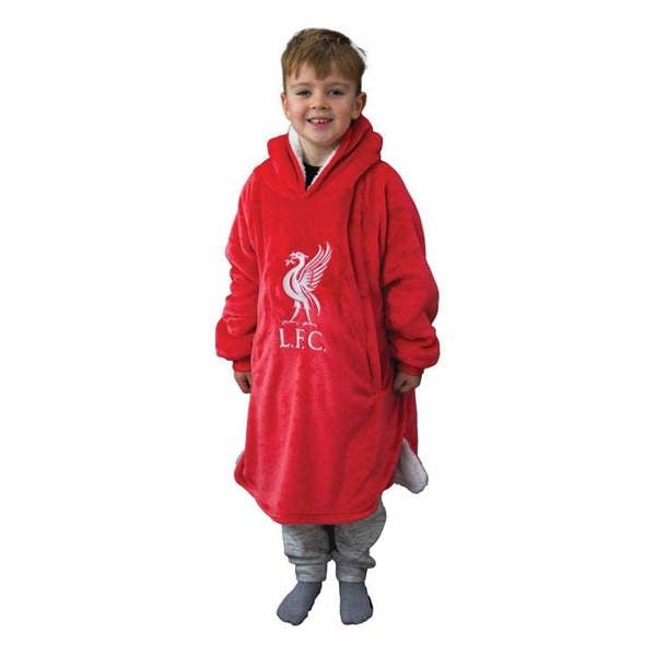 Liverpool FC Kids Oversized Hoodie, Clothing, Sports, Gift