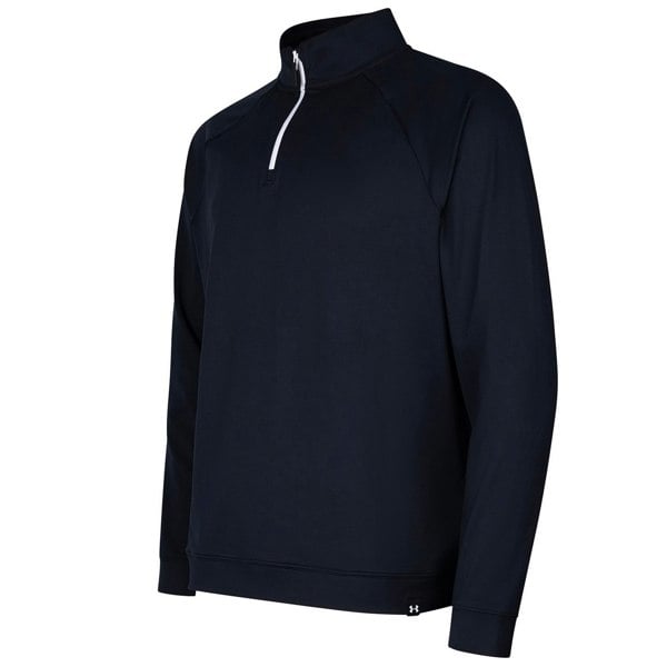 Under Armour Mens Quarter Zip Midlayer - Black