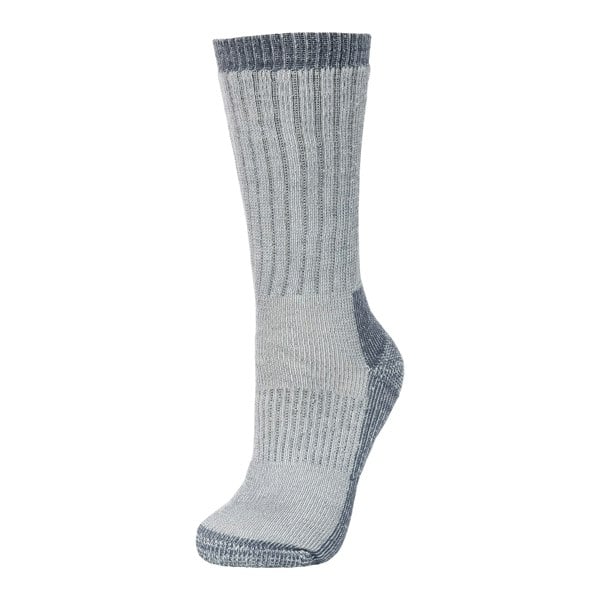 Trespass Mens Strolling DLX Walking Socks - Grey Marl