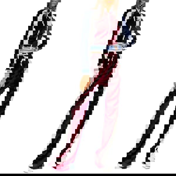 Casablanca Panelled Track Top Burgundy Jacket