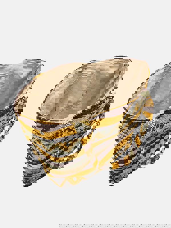 Berber Leather The Nador Large Expandable Fabric Tote in Yellow