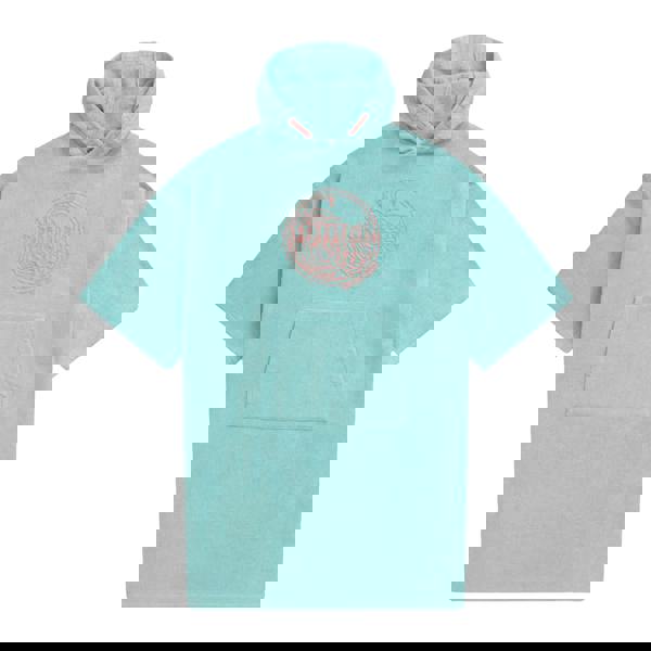 Animal Childrens/Kids Gill Towelling Organic Hooded Towel - Turquoise - 