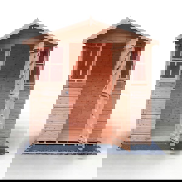 Shire Casita 7x7 12mm interlock Clad wooden Shed - Best Shed