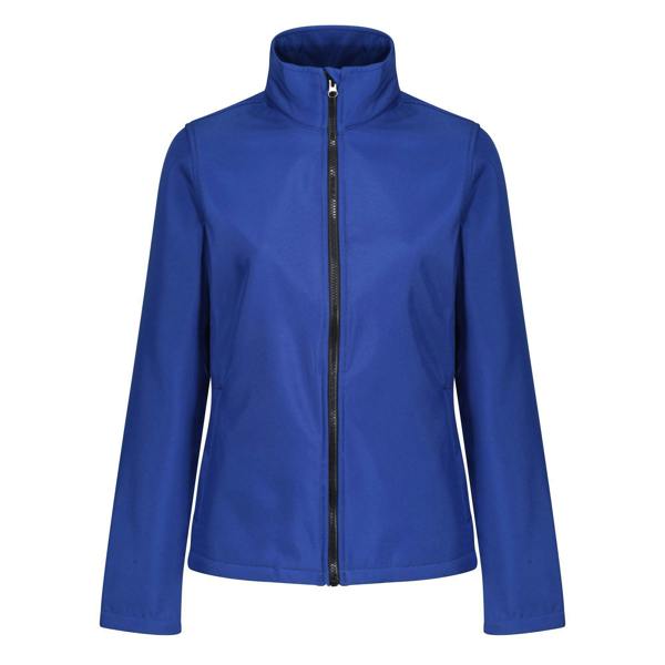 Regatta Standout Womens/Ladies Ablaze Printable Soft Shell Jacket - Royal Blue/Black - 