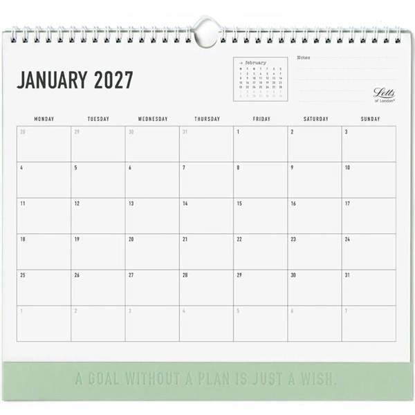 Conscious Sage Calendar 2027, Wall Calendars, Month To View, Basics, Gift