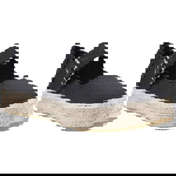 TOMS Carolina Mary Jane Polyester Women's Black Espadrilles