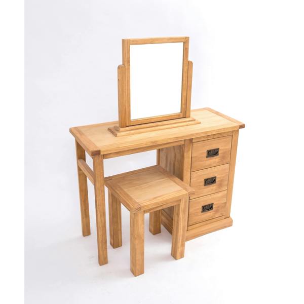 Cabinet Bits Lucca 3 Drawer Dressing Table Set Brass Drop Handle