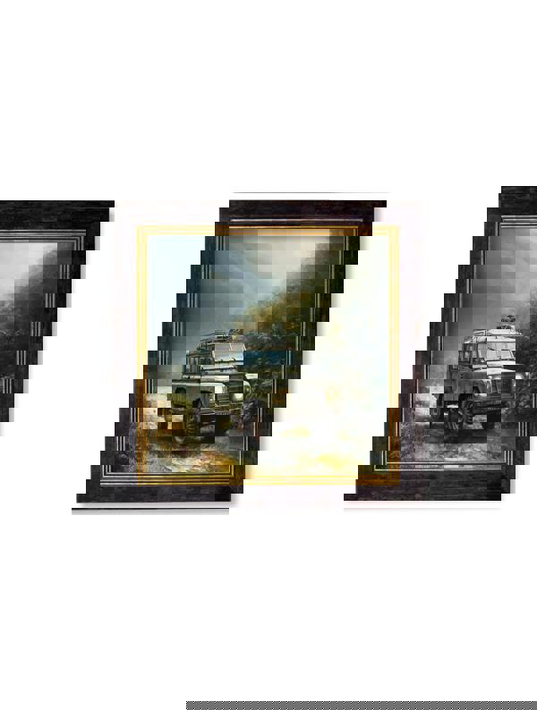 Exceptional Art Country Track Defender Green - Oxford Square Frame