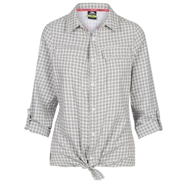 Trespass Womens/Ladies TP75 Turn Up Shirt - White - 