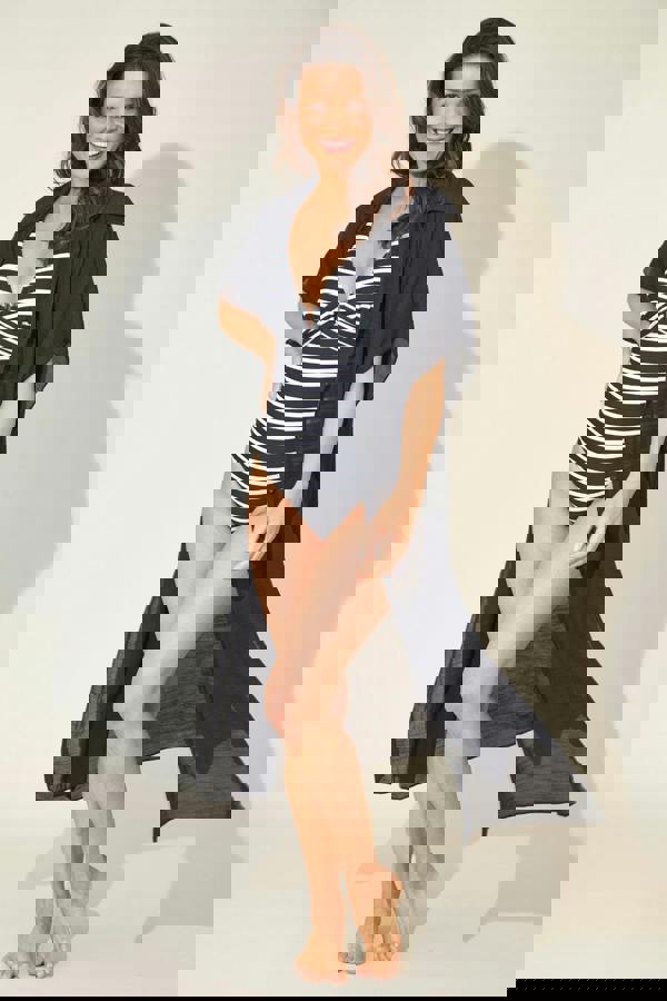 Long Button Through Beach Shirt