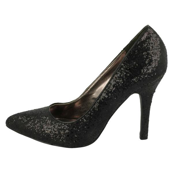 Anne Michelle Ladies Anne Michelle Glittery Court Shoe